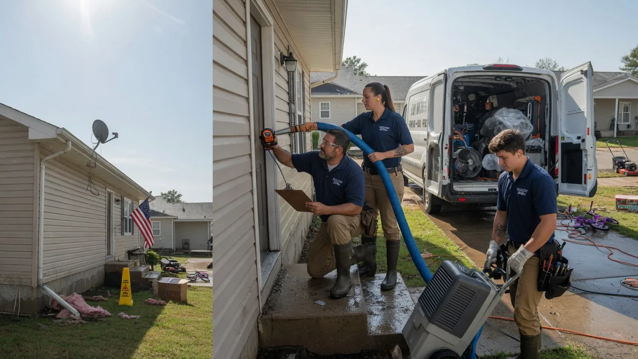 Ceiling Water Damage Restoration in Highland Village, TX near me