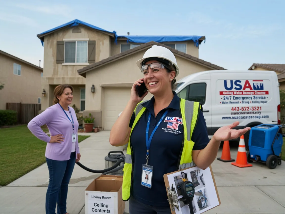 Ceiling Water Damage Restoration Highland Village, TX FAQs